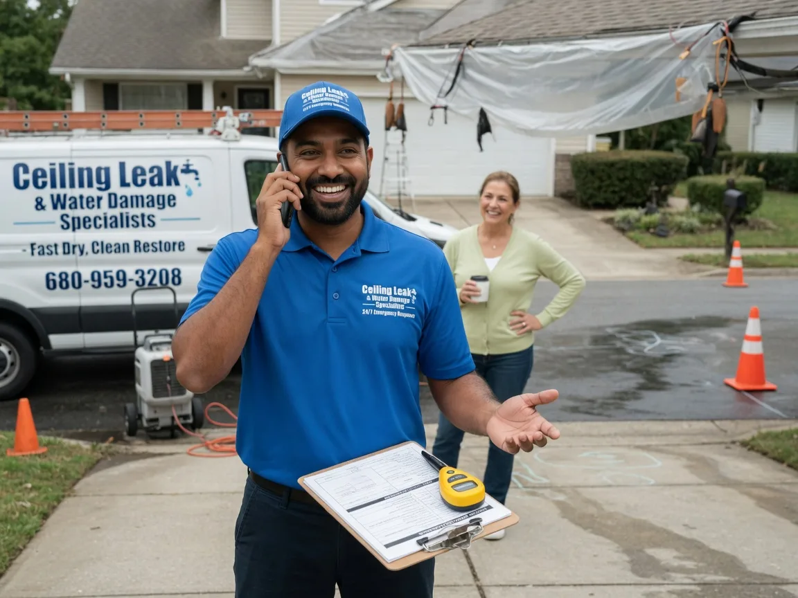 Ceiling Leak Cleanup Powderly, TX FAQs